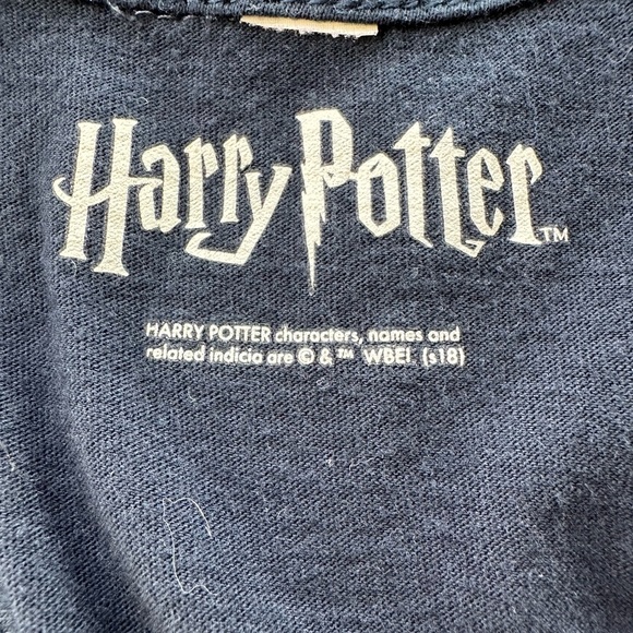 Harry Potter Hufflepuff Badger Tank Top Blue Fits Like a Medium - Picture 2 of 7